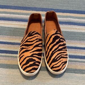 Sun + Stone Animal Print Slip-On Shoes